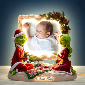Cozy Holiday Acrylic Light Box - Custom Photo Gifts For Family 05PAQN071125