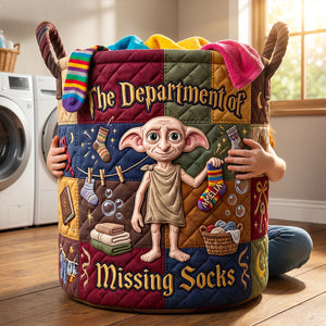 The Lost Socks Laundry Basket - Personalized Gift For Fantasy Lovers 03TYDT300626
