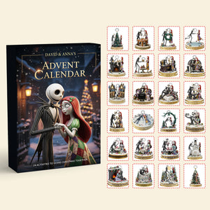 Gothic Couple Advent Calendar Blind Box Christmas Gifts 01PGDT221025
