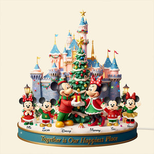 Happy Castle Light Box Personalized Gifts For Family 05PGDT041125