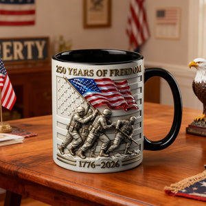 Veteran Anniversary Coffee Accent Mug - Personalized Gifts For Veteran Coffee Mug 05PALU290126