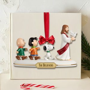 Following Jesus Christ Acrylic Ornament - Personalized Gifts For Christians 09QHLU211025