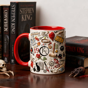 Horror Book Icon Accent Mug - Personalized Gifts 02nalu220126