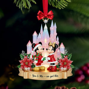 Fairytale Castle Couple Ornament - Personalized Funny Gifts For Couple 01PGLU181025