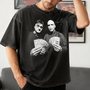 Funny Money Washed T-Shirt - Personalized Gifts For Fantasy Lovers 04palu261225
