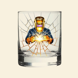 Professional Welder Drinking Glass – Personalized Gifts For Welder 02hyqn271125