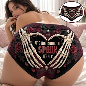 Dark Romance Skeleton Women's Briefs - Personalized Gifts For Couple 07nalu180926