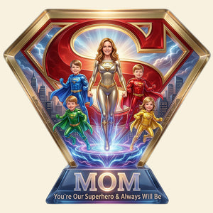 Mom & Her Power Squad Acrylic Light Box - Personalized Custom Photo Gifts For Mom 04NADT300326