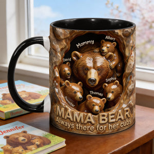 Mama Bear Cozy Nest Coffee Mug, Personalized Gifts For Mom 02qhqn280126