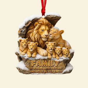 Majestic Family Christmas Ornament, Personalized Gifts For Family 01qhqn270825