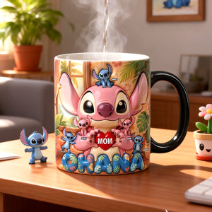Mama Love Magic Mug - Personalized Gifts For Mom 02NATN170426