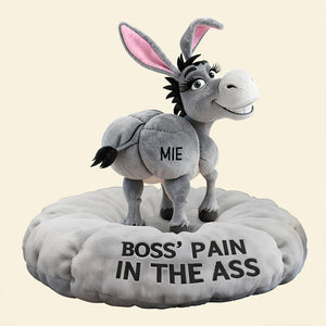 Fun Donkey Office Worker Pillow, Personalized Gifts For Coworker 03qhdt151125