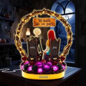 Dark Romance Couple Light Box - Personalized Gift For Couples 04TOLU101125