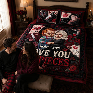 Scary Villain Quilt Bed Set - Personalized Gifts For Couple 02tydt150826