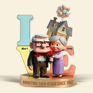 Old Couple Acrylic Plaque - Personalized Gifts For Couple 03pgqn261125