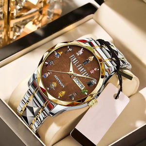 Level Up Men's Watch Personalized Gifts for Gamers 02NADT240725