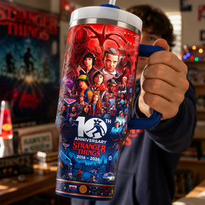 Fantastical World Colorful 40oz Tumbler With Handle - Personalized Gifts 02nalu200726