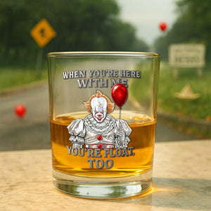 Halloween Round Whiskey Glass - Gifts For Halloween 01PAMG110825