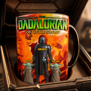Space Warrior Dad Magic Mug - Personalized Father's Day Gifts 05OHLU050526