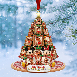 First Christmas Together Ornament - Custom Photo Gifts For Couple 06hyqn151025