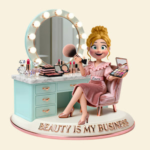 Dressing Table Acrylic Plaque - Personalized Makeup Artist Gifts 02PGDT230226