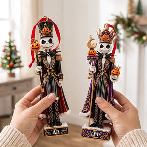 Skeleton Nutcracker Christmas Ornament - Personalized Gifts For Christmas 03tytn171026