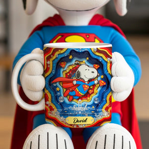 Personalized Gifts For Superhero Fans Coffee Mug, Super Pup Hero 04tgtn220725