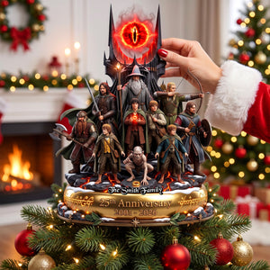 25th Anniversary Fantasy Tree Topper - Personalized Gifts For Christmas 06naqn100926