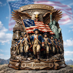 250 years USA Acrylic Plaque - Personalized Patriotic Gifts 02TYLU110326
