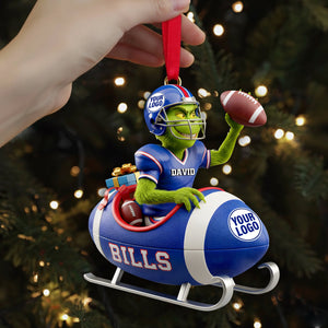 Holiday Touchdown Ornament - Personalized Christmas Gift Sport Lovers 06KILU231025