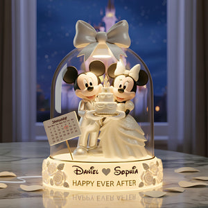 Wedding Couple Acrylic Light Box - Personalized Gifts For Couples 09pglu051225