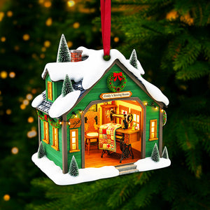 Sewing Room Christmas Ornament - Personalized Gift For Sewing Lovers 06OHLU140825
