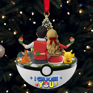 Couple I Choose You Ornament - Personalized Gifts For Couple 03ohlu071025