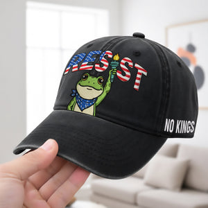 Resist Frog Wash Cap – Stand for Liberty, No Kings 04paqn281025
