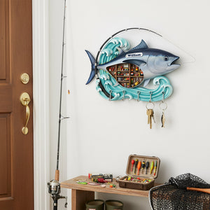 Fishing Gear Corner Key Hanger - Personalized Gift For Fishing Lovers 03KILU101225