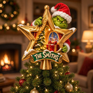 The Star Acrylic Christmas Tree Topper - Personalized Gifts For Family 07hatn211026