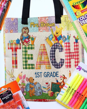 Cute Teacher Tote Bag, Personalized Gifts For Teacher 05qhtn220725