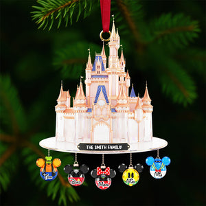 Castle Family Christmas Ornament Personalized Gifts For Family 01OHDT041125-Homacus