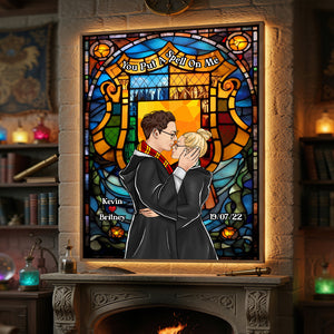 Couple Kissing Gifts Personalized Light Photo Frame 01HUDT180823TM