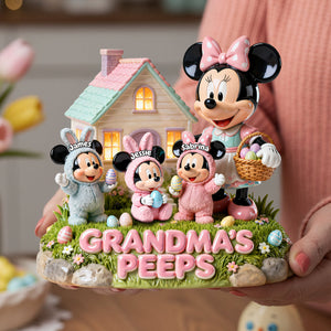 Easter Peep Acrylic Plaque - Personalized Gifts For Grandma and Mother 02pgta070226