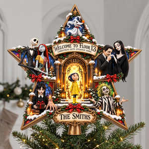 Fantastical Journey Welcome to Floor 13 Tree Topper - Personalized Christmas Gifts 02hata210926