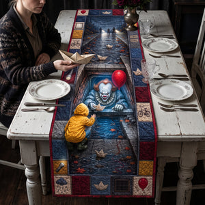 Creepy Quilted Table Runner - Personalized Gifts For Halloween 03hata130826