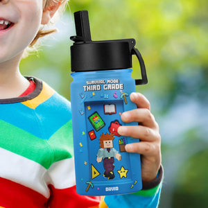 Pixel School Gear Personalized Gifts For Kid Tumbler 03tgtn220725 - Tumbler Cup - GoDuckee