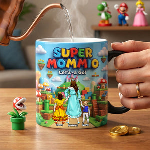 Super Mom & Mini Power Squad Magic Coffee Mug - Personalized Gifts For Moms 03NATN080426PA