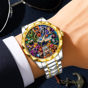 Ultimate Time Stainless Steel Men Watch - Personalized Gifts 01qhta010726