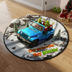 Off Road Car Lover Couple Custom Shape Doormat - Personalized Gifts For Couple Christmas Doormat 03KILU301025