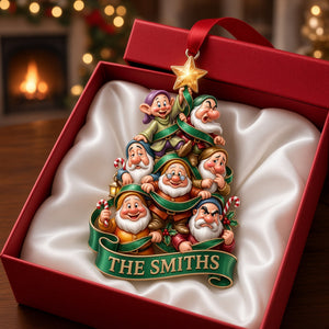 Seven Little Friends Christmas Ornament - Personalized Gifts For Family 01halu190826