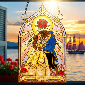 Sweet Couple Suncatcher Ornament – Personalized Gifts For Couple 06kiqn271125