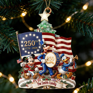 American Pride Edition Christmas Ornament - Personalized Gifts For Patriots 07PADT021026
