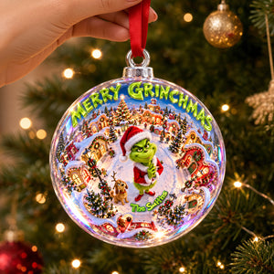 Tiny Christmas Town Ornament, Personalized Gifts 06QHDH260926